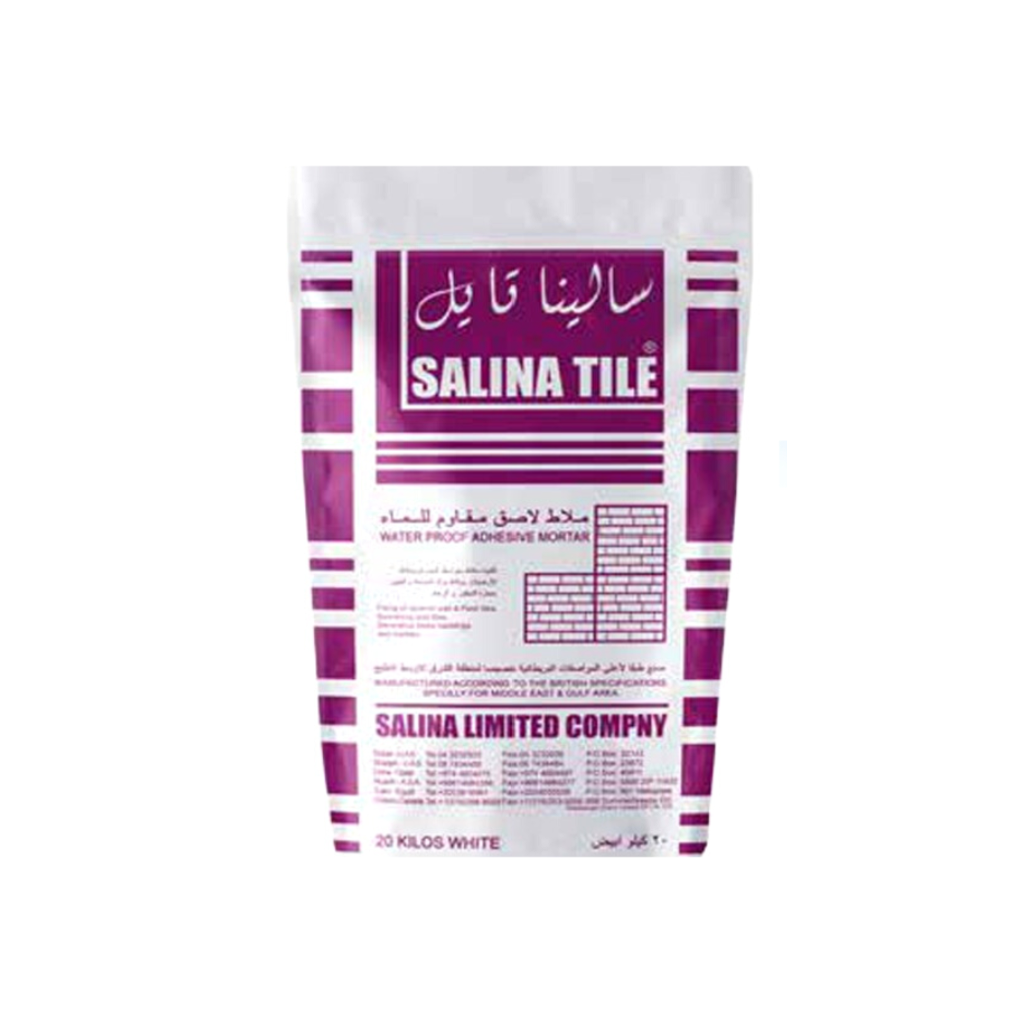 Tile Glue Salina White 20 Kg