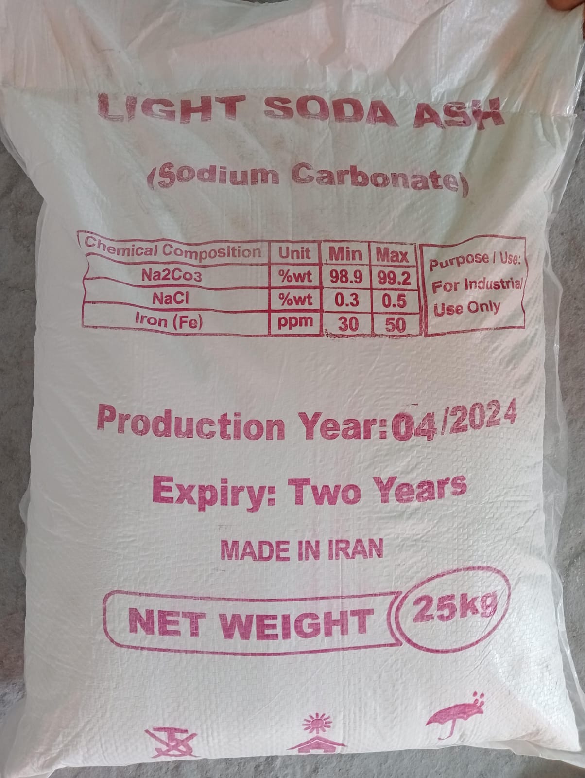 Soda Ash Light 25Kg