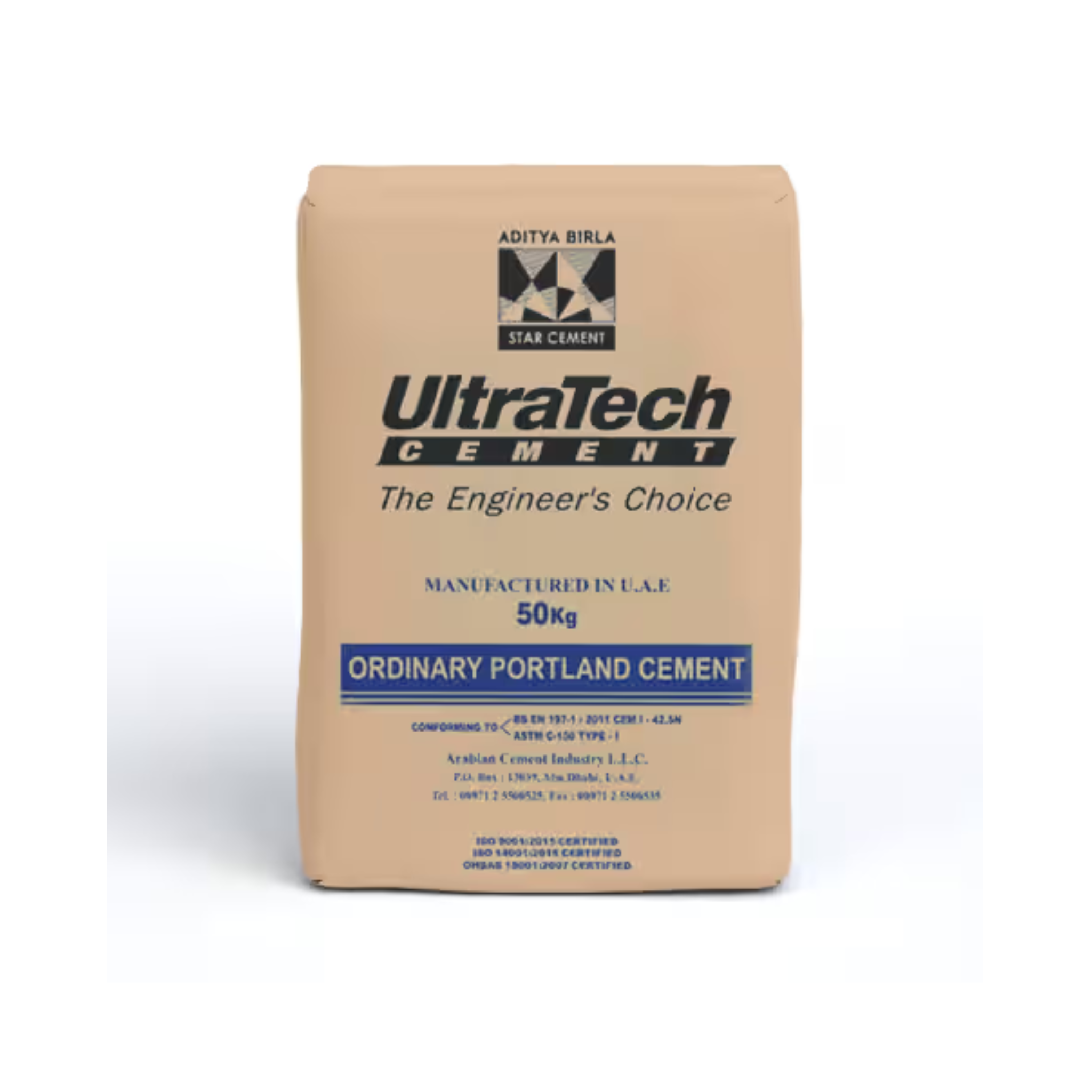 Ultratech Star (OPC ) Ordinary Portland Cement - 50Kg