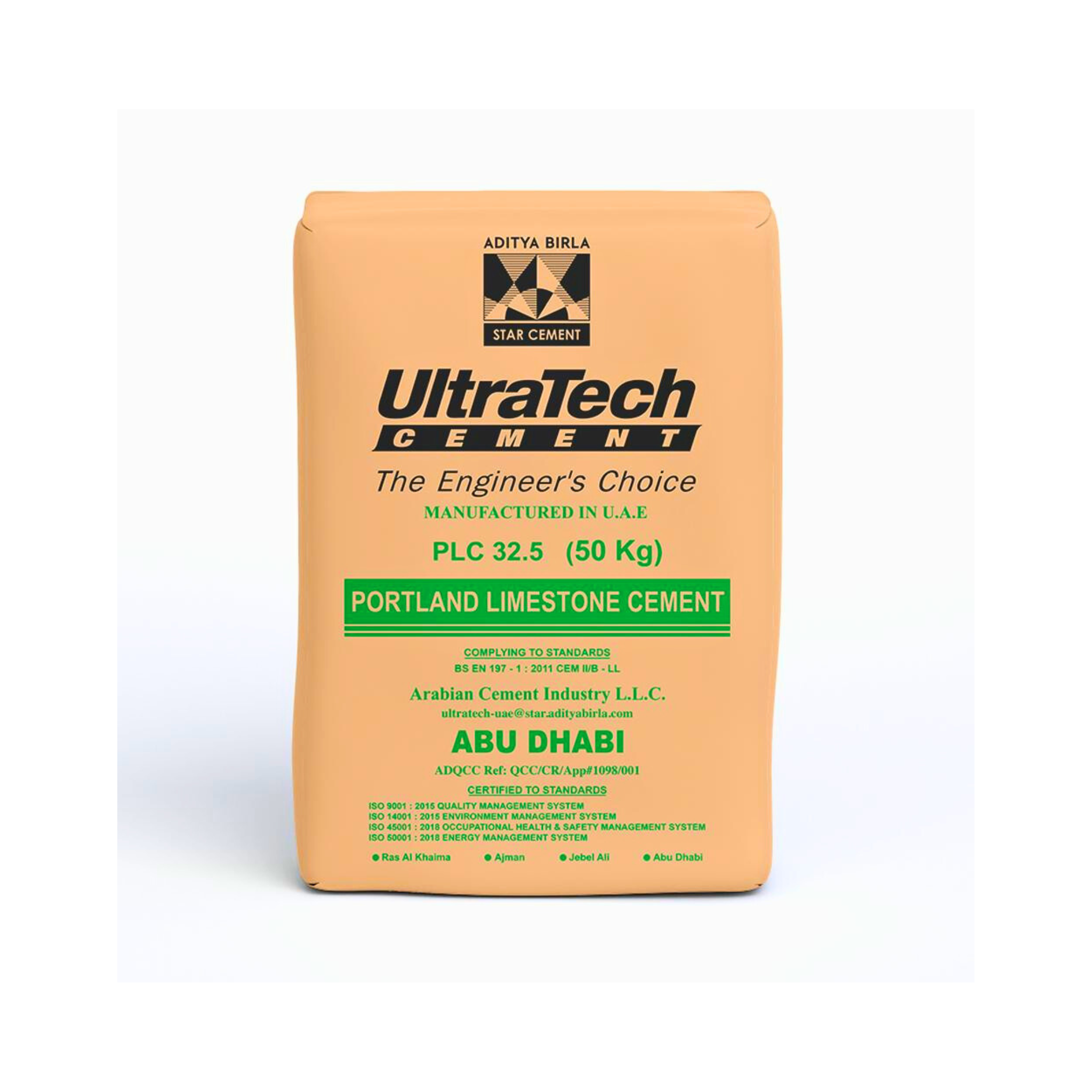 UltraTech (PLC) Portland Limestone Cement - 50Kg