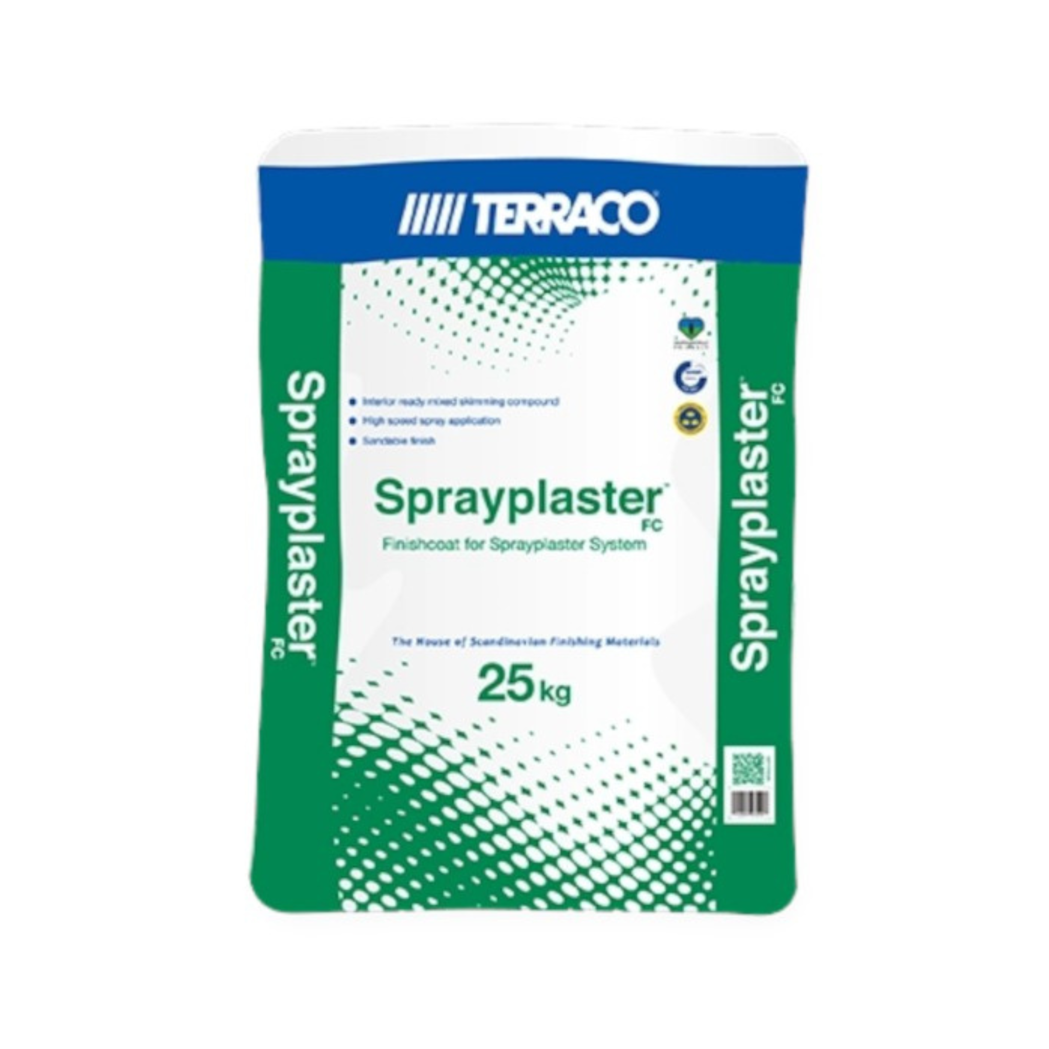 Terraco Fine Spray Plaster - 25Kg